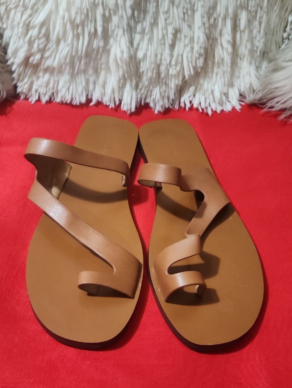 Madewell The Gabi Asymmetric-Strap Sandals